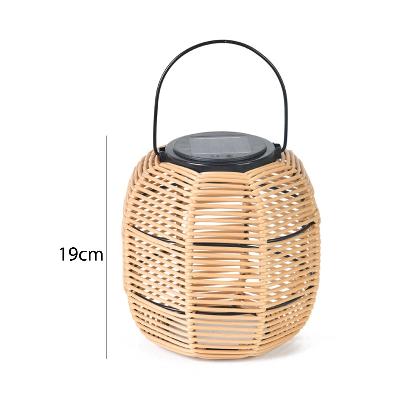 Rattan Yard Lantern Basket