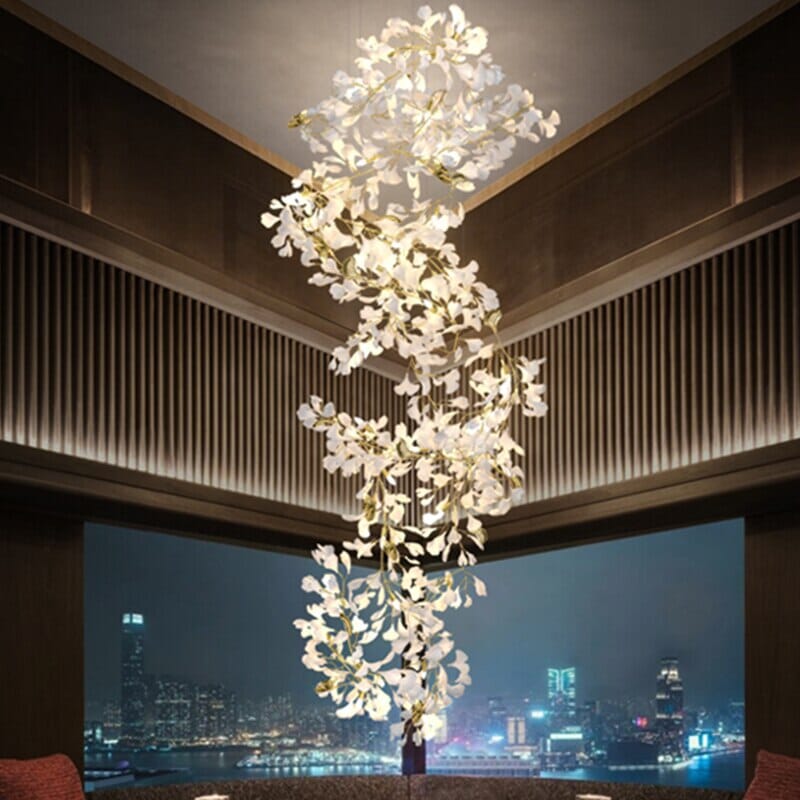 Ginkgo Leaf Chandelier