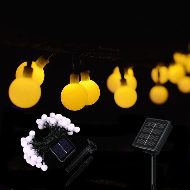 LED Round Solar Fairy Lights