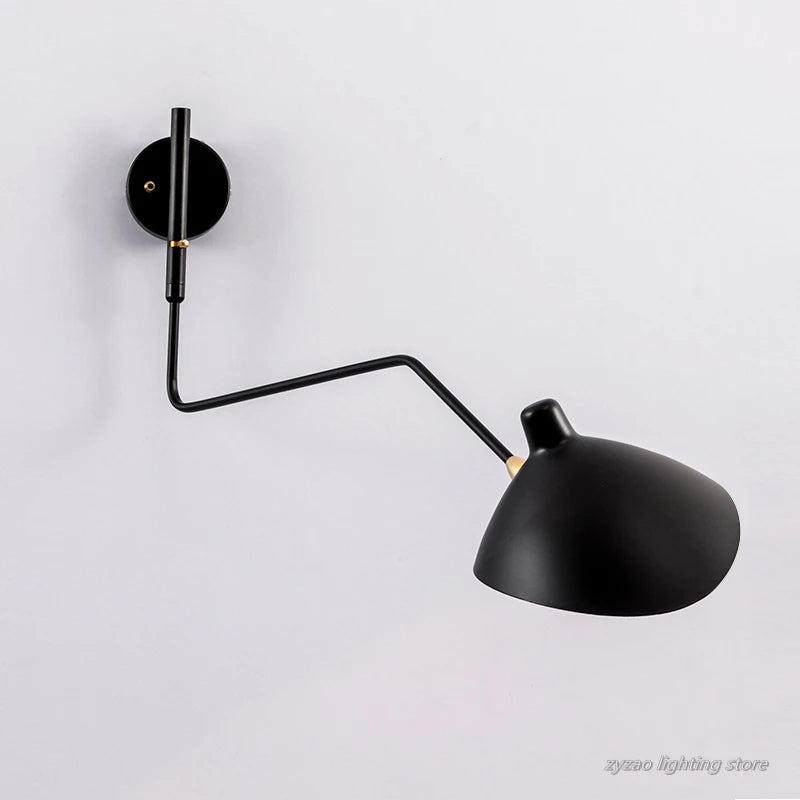 Dual Arc Modern Wall Lamp