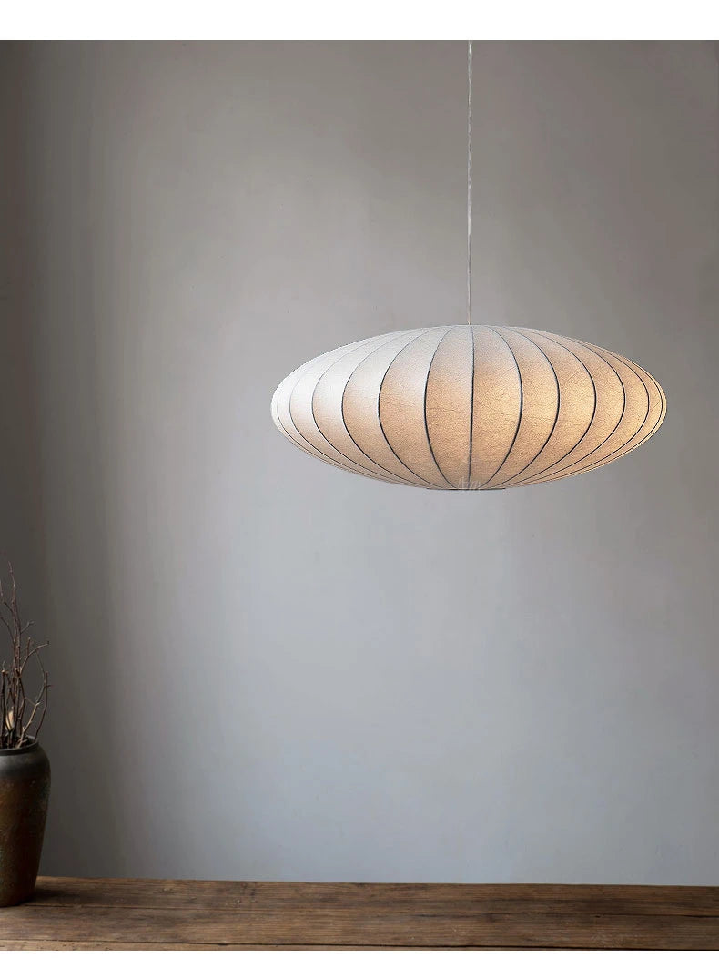 Silk Oval Pendant Lamps