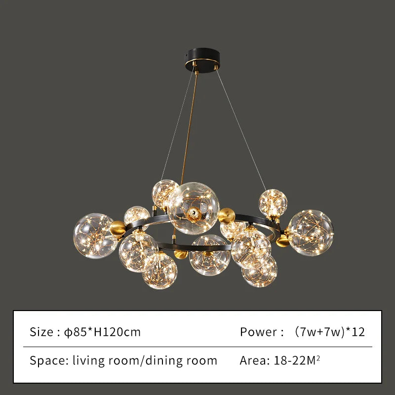 Comet Chandelier