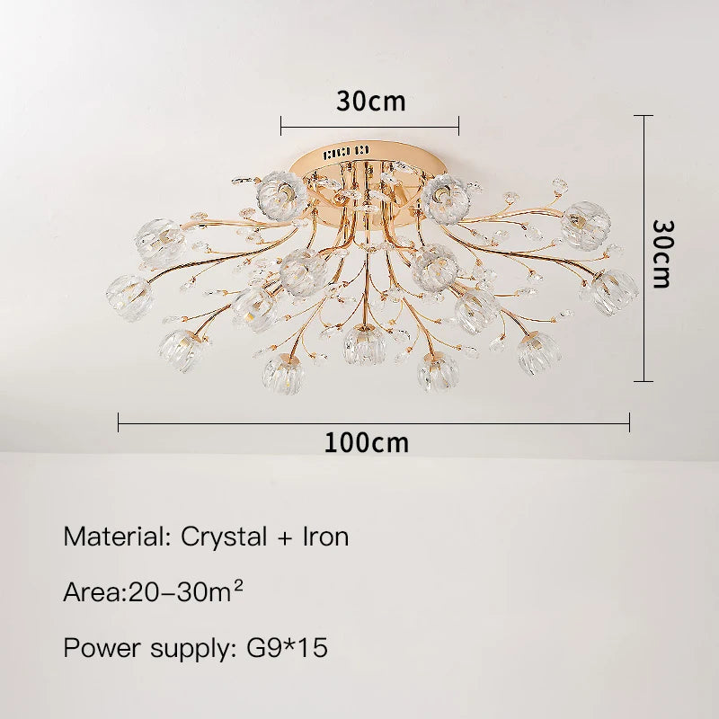 Alma Crystal Lamp