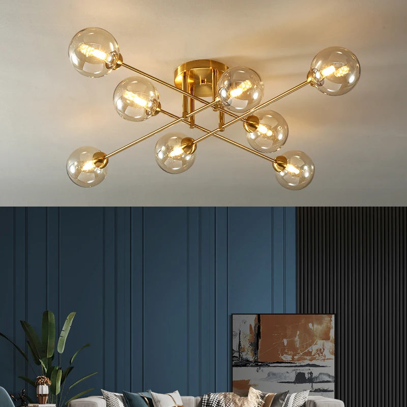 Piccadilly Glass Ball Chandelier