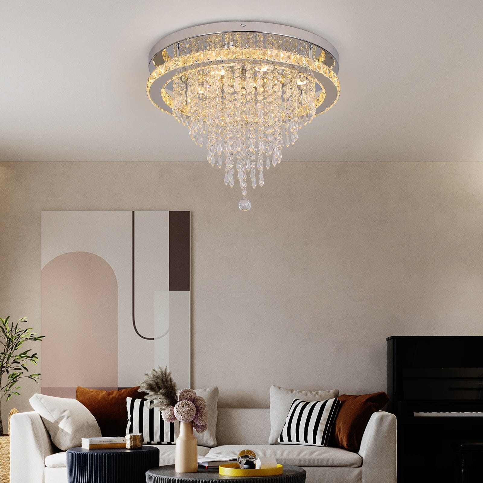 Ava Crystal LED Chandelier