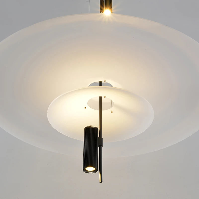 Minimalist UFO Art Chandelier