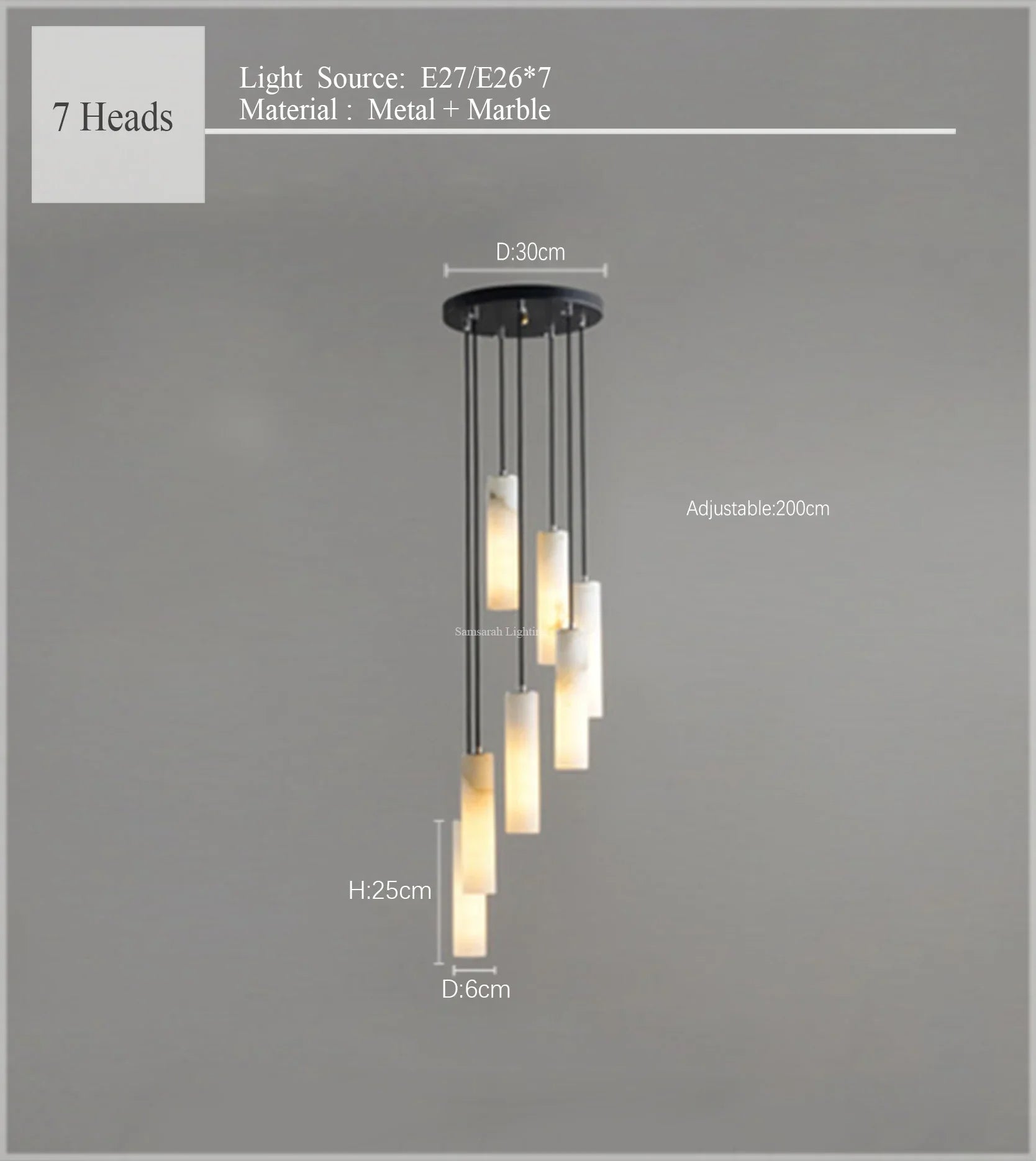 ELIT Marble Pendant Light