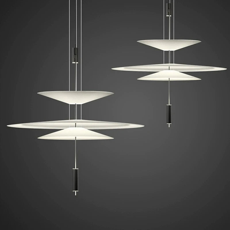 Minimalist UFO Art Chandelier