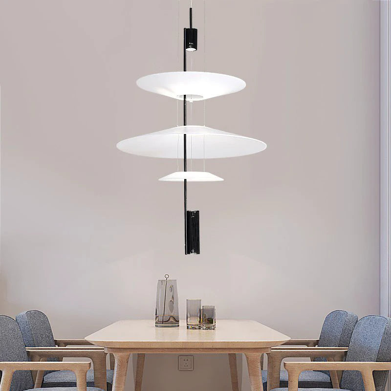 Minimalist UFO Art Chandelier