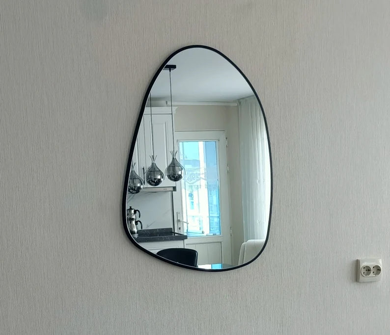 Cloud Wood Wall Mirror