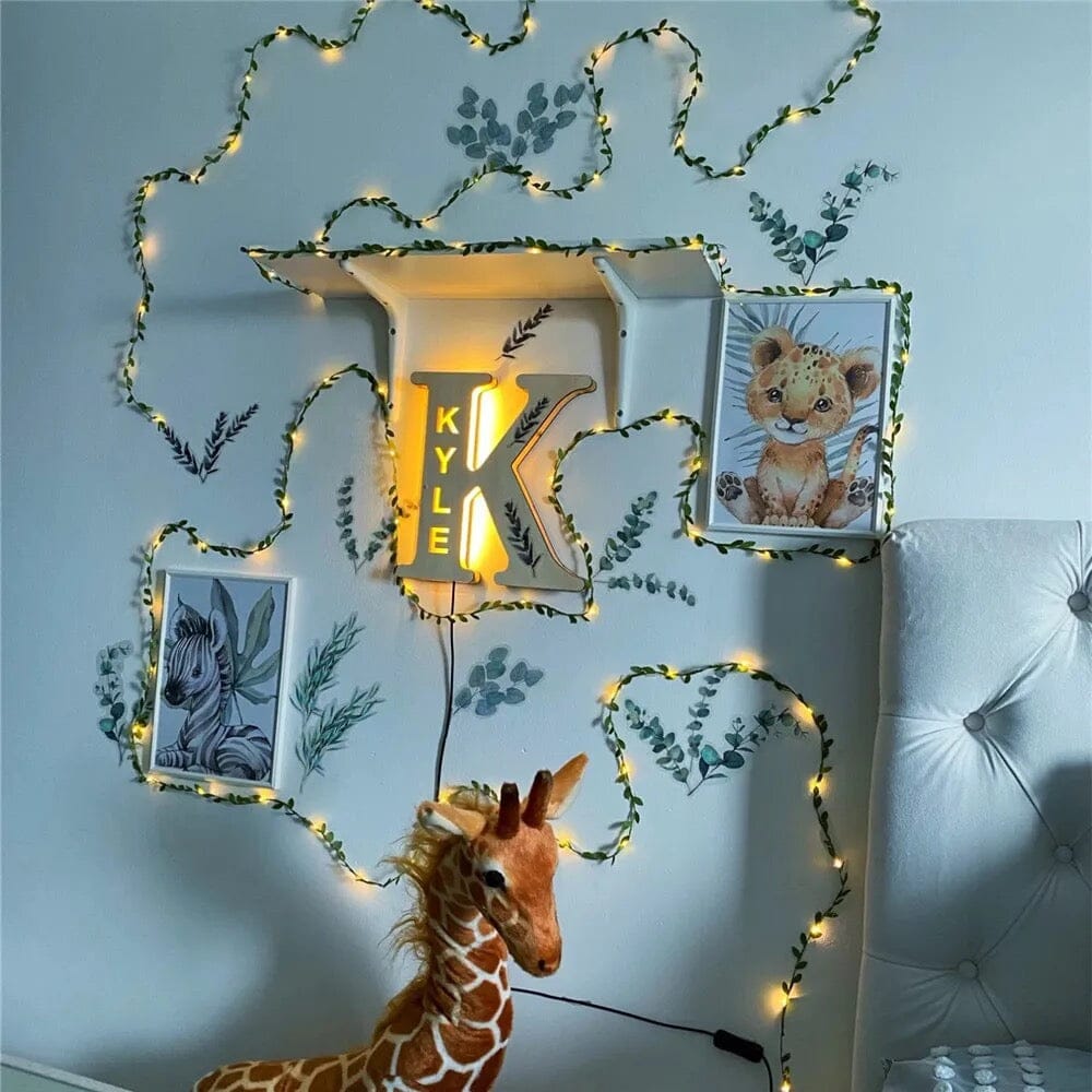 Alphabet LED Wall Lamp