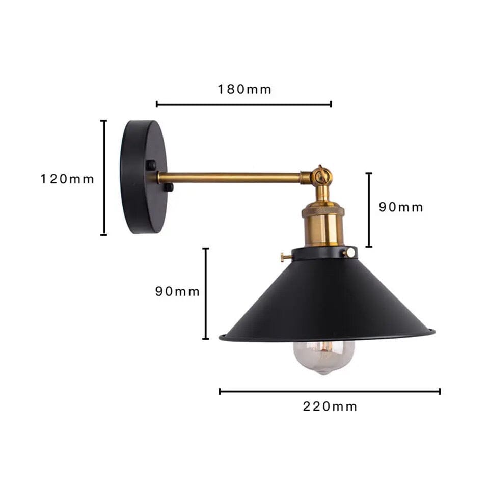 Hunter Industrial Wall Lamp