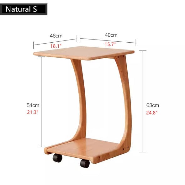 C-Shaped End Table