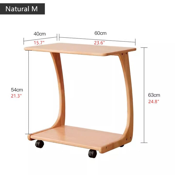 C-Shaped End Table