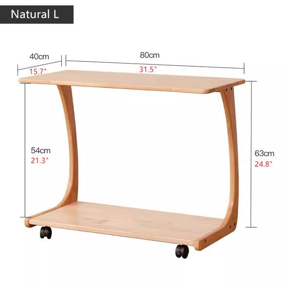 C-Shaped End Table