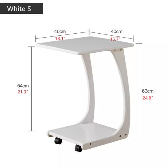 C-Shaped End Table