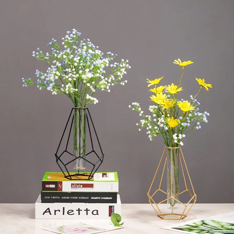 Nordic Geometric Plant Vase Tubes