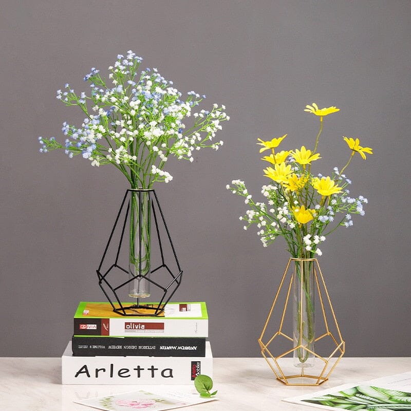 Nordic Geometric Plant Vase Tubes