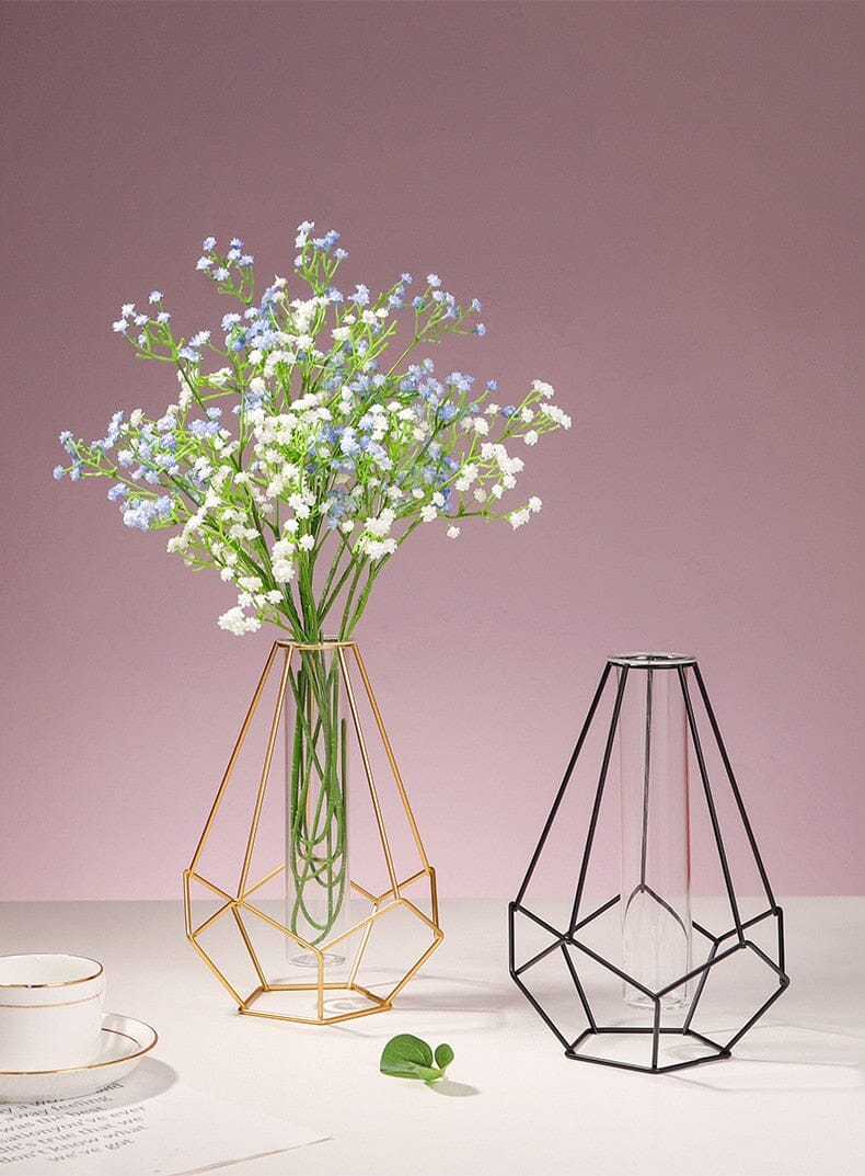 Nordic Geometric Plant Vase Tubes