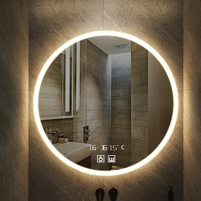 Round Smart Makeup Bathroom Mirror – NYRALONDON