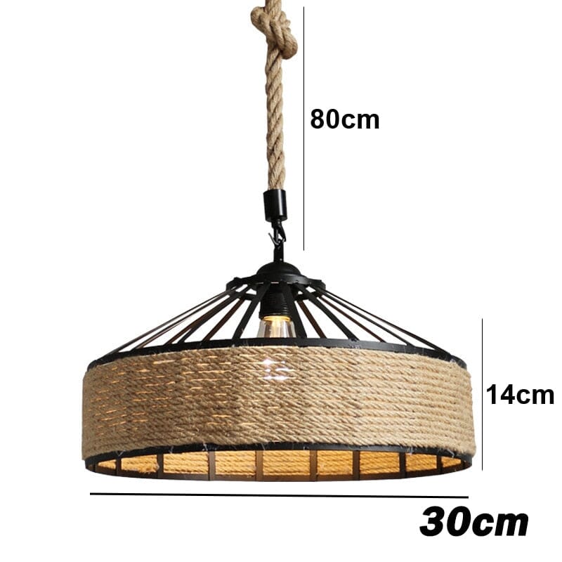 Sisal Rope Pendant Light