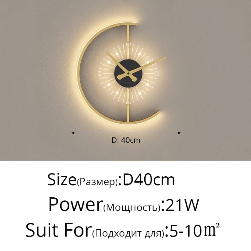 NYRA Unqiue LED wall clock