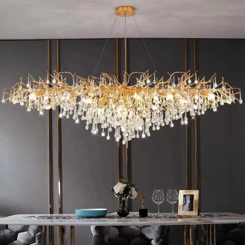 NYRA Water Drop Crystal Chandelier