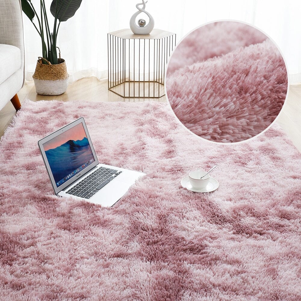 Square Fur Rug