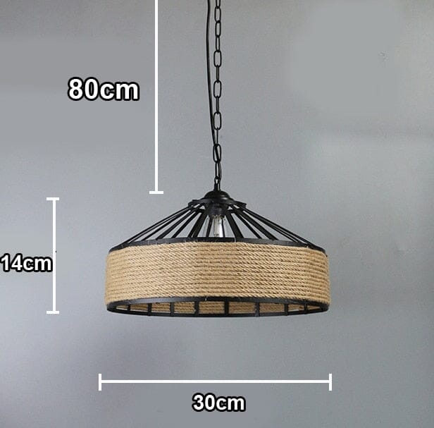 Sisal Rope Pendant Light