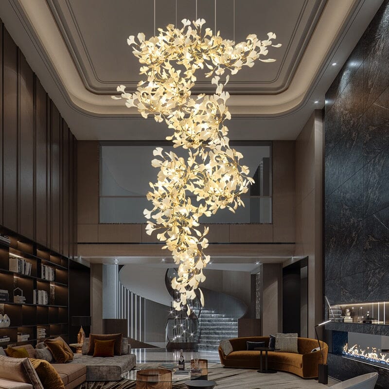 Ginkgo Leaf Chandelier