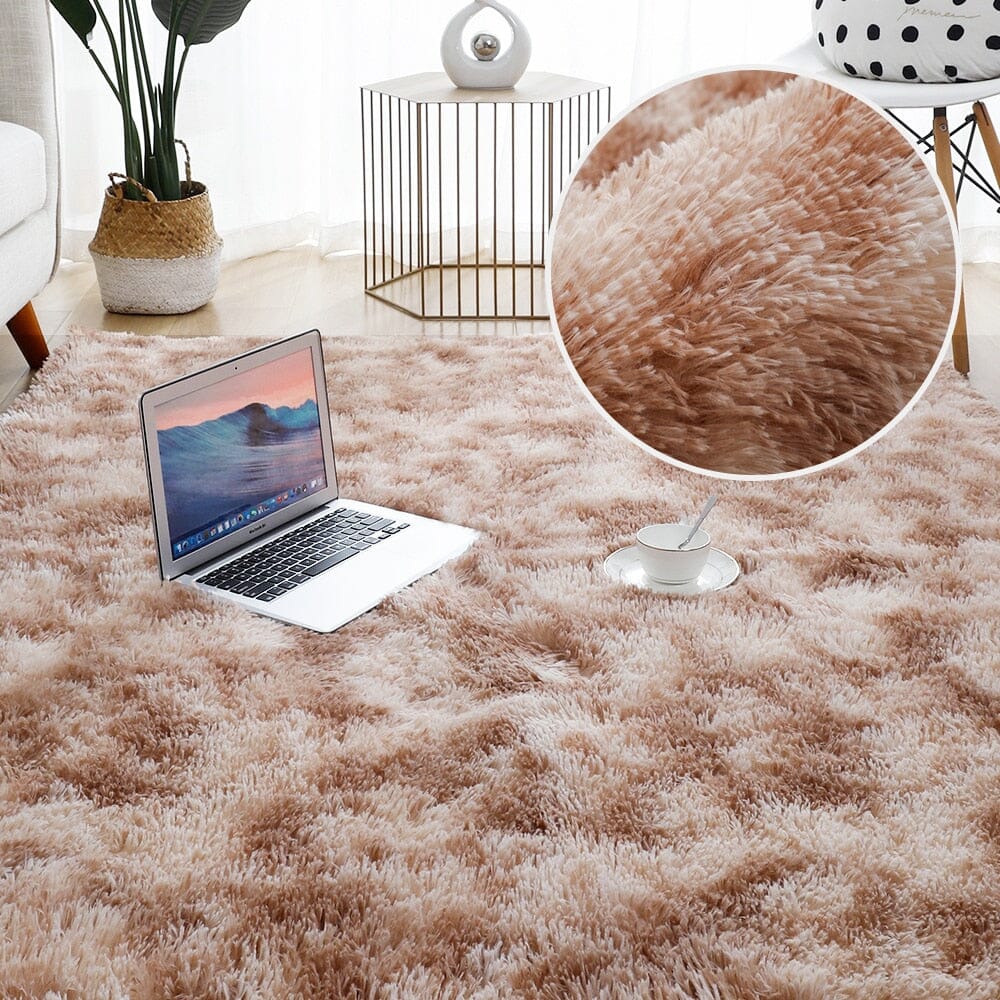 Square Fur Rug