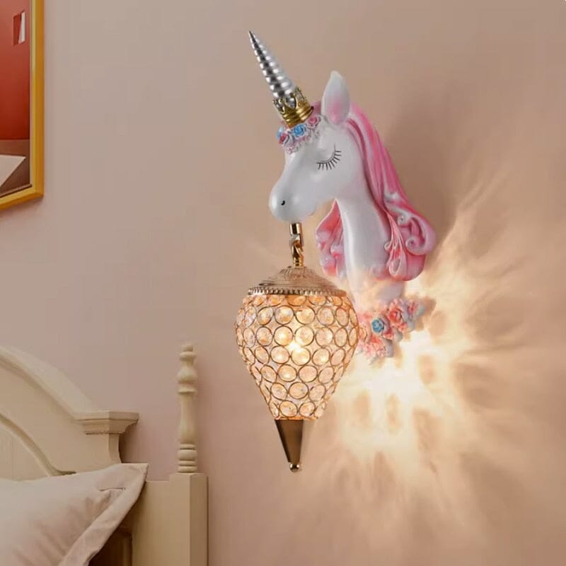 Unicorn Resin Wall Lamp
