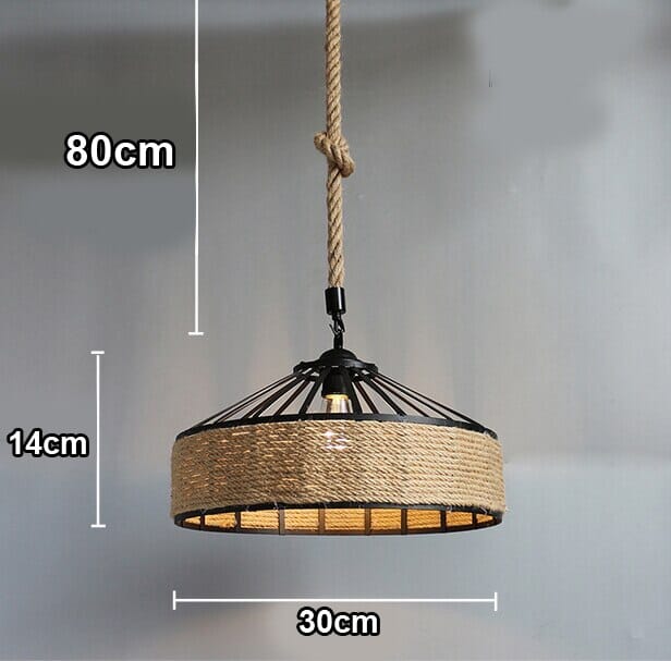 Sisal Rope Pendant Light