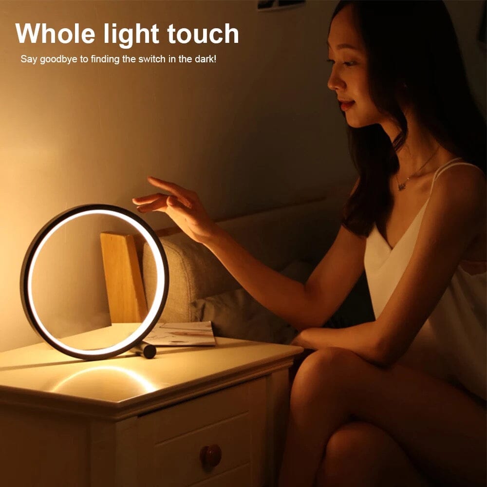 NYRA Circle LED Touch sensitive Lamp